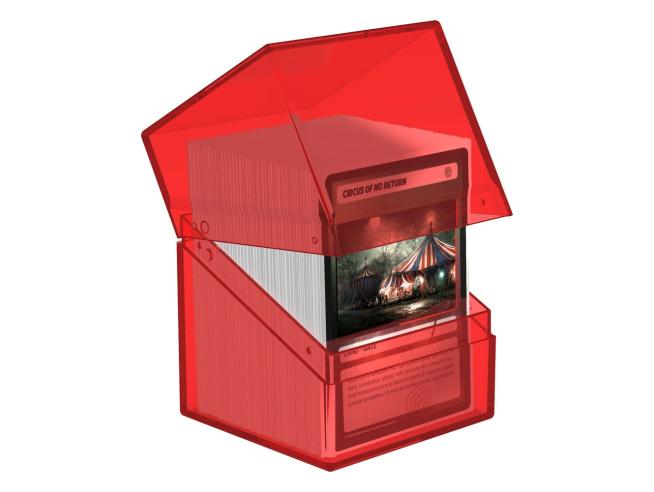 Deck Box - Ultimate Guard 100+ Clear - Ruby